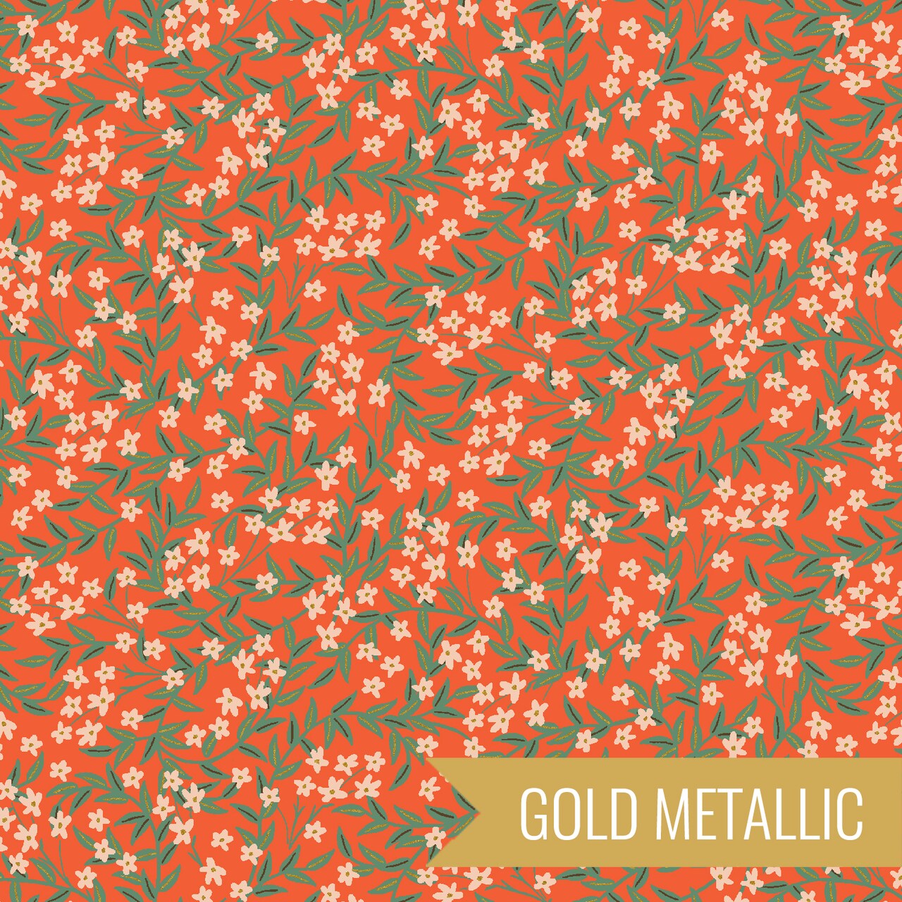 Daphne in Red Metallic (rp907-re2m) | Bramble | Rifle Paper Co | Cotton+Steel